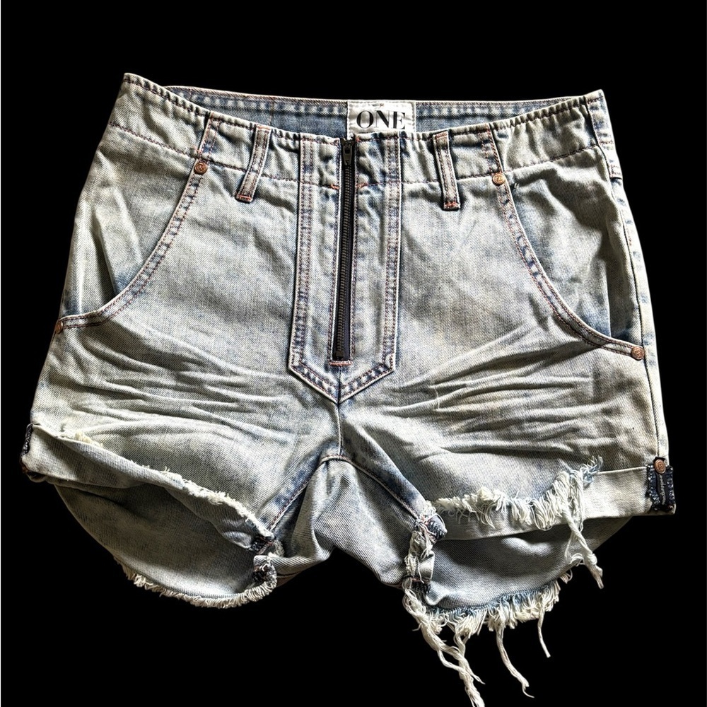One Teaspoon Superfreaks Jean Shorts NWT